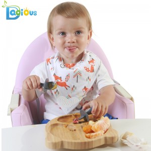 Paras myyjä Ensimmäinen Itseruokinta Lasten ruokailuvälineet Lyhyt Toddler Spoon Ruoka-asteen PP-lusikat ja haarukat vauvakoulutukseen